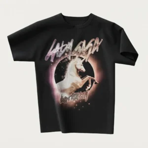 born this way unicorn glow t shirt