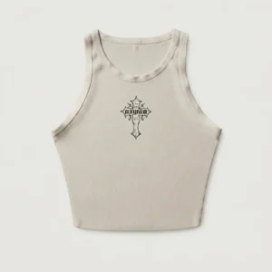 mayhem cross cropped tank